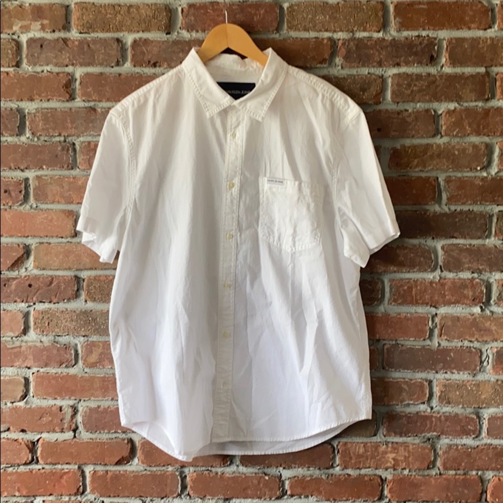 Calvin Klein Mens Button Up Polo xl